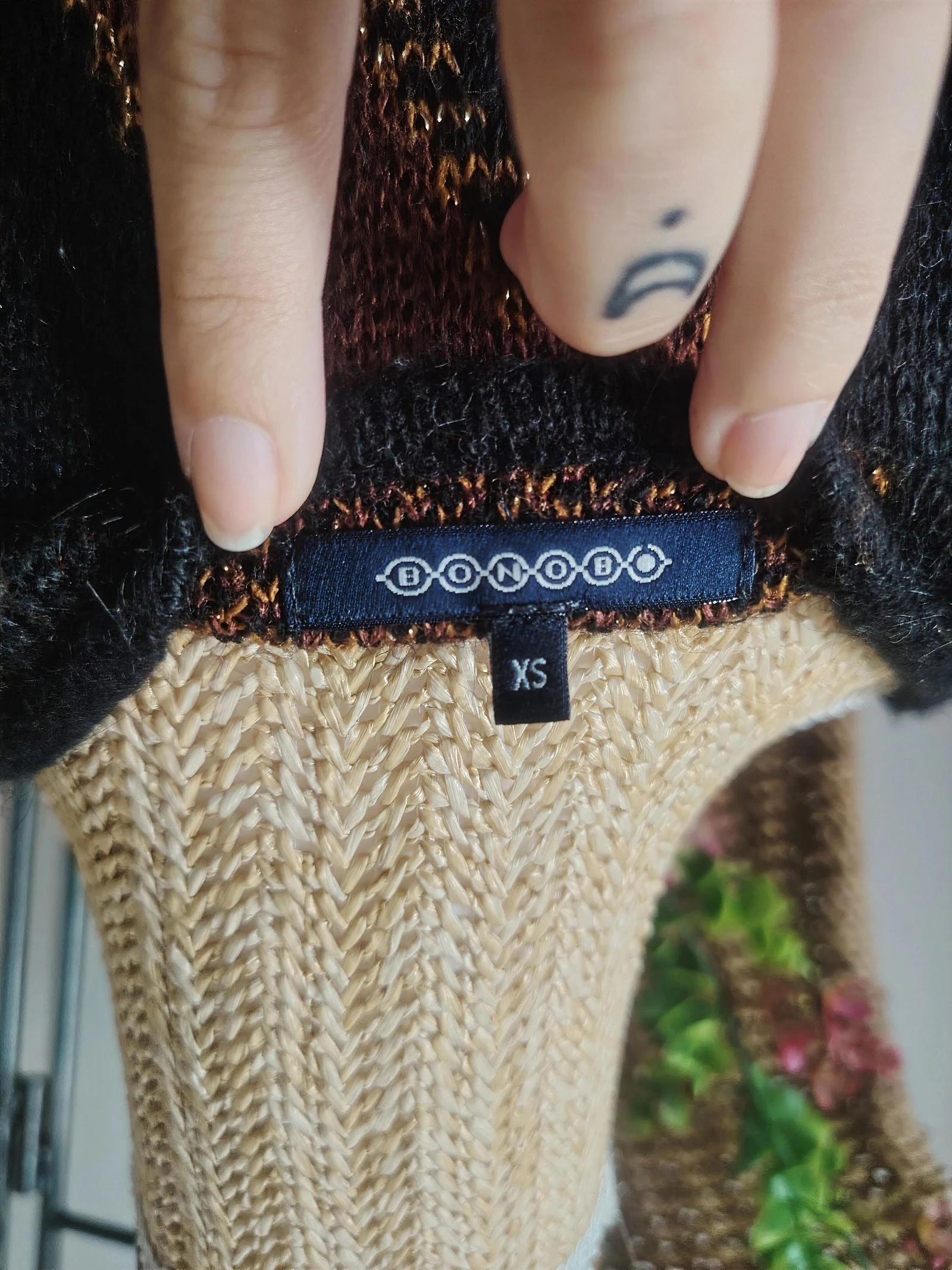 Pull motif géométrique femme 34 Bonobo  – photo 9